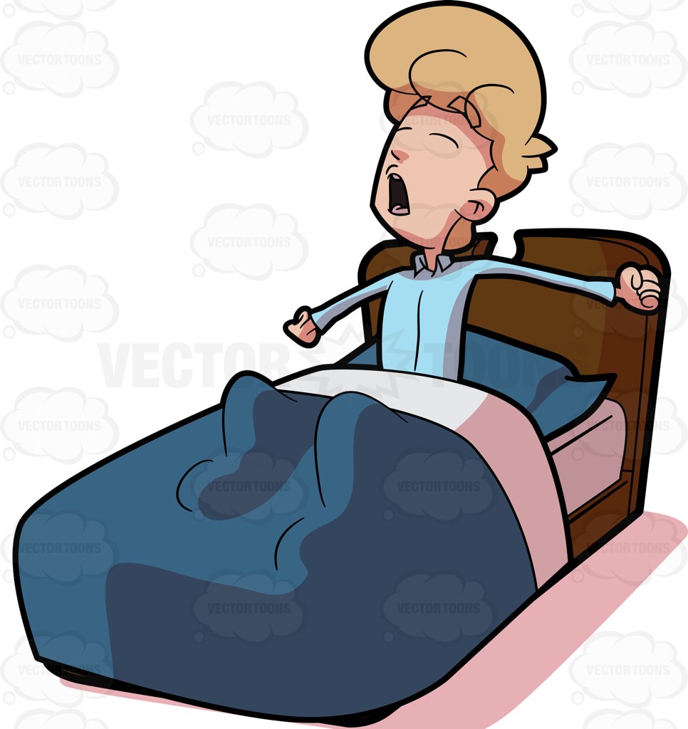 bedtime clipart comfy bed