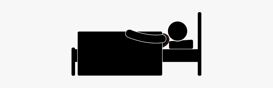 sleeping clipart bed