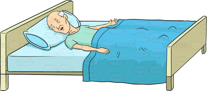 bedtime clipart hospital bed