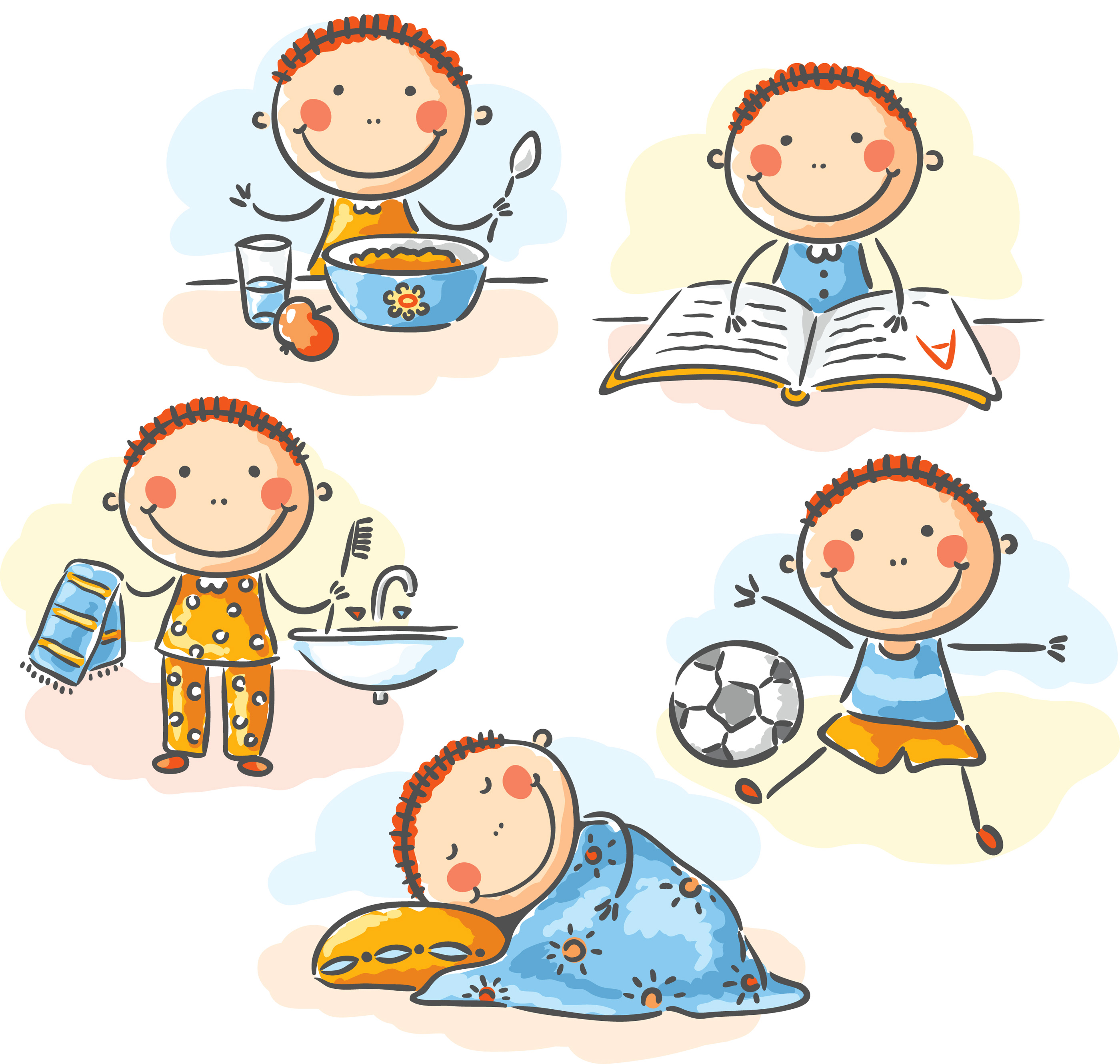 Smarter children go to. Bedtime clipart night time activity