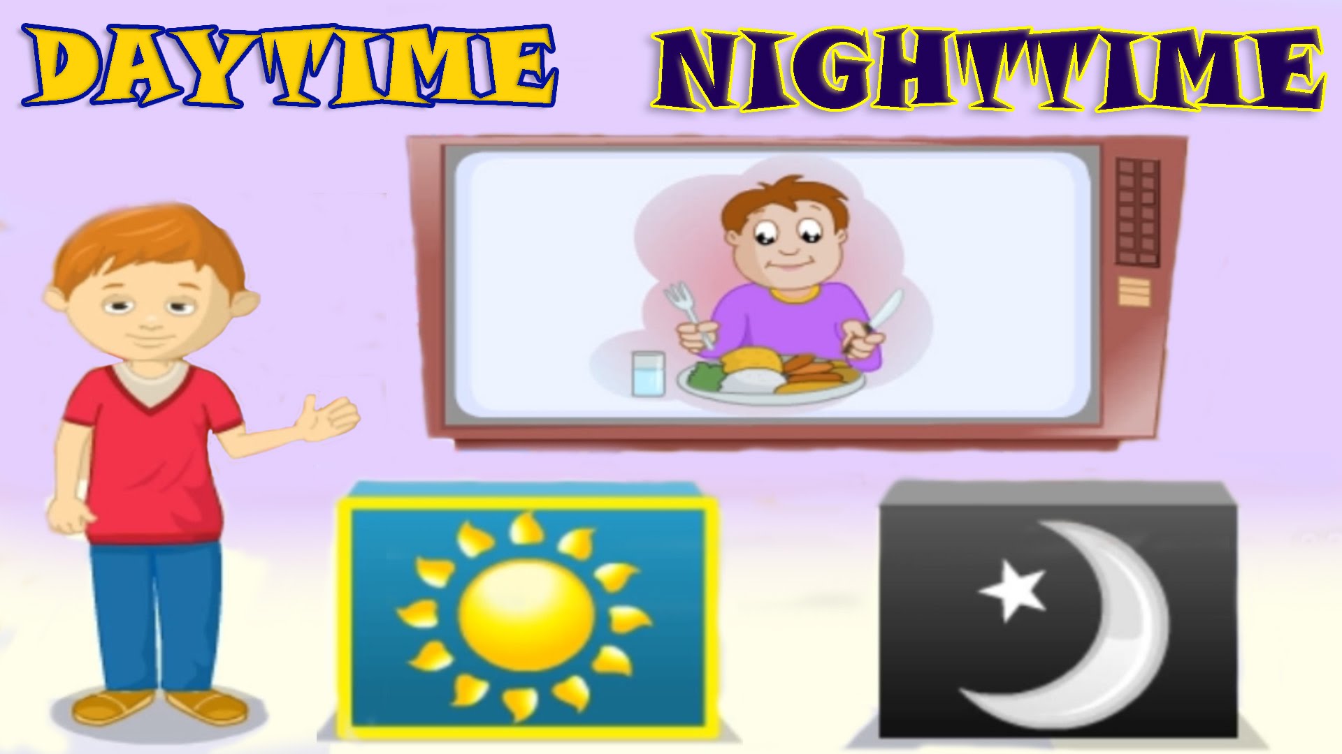 Daytime nighttime sequence of. Bedtime clipart night time activity