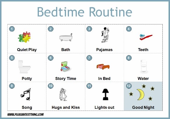 Top ten strategies for. Bedtime clipart night time activity