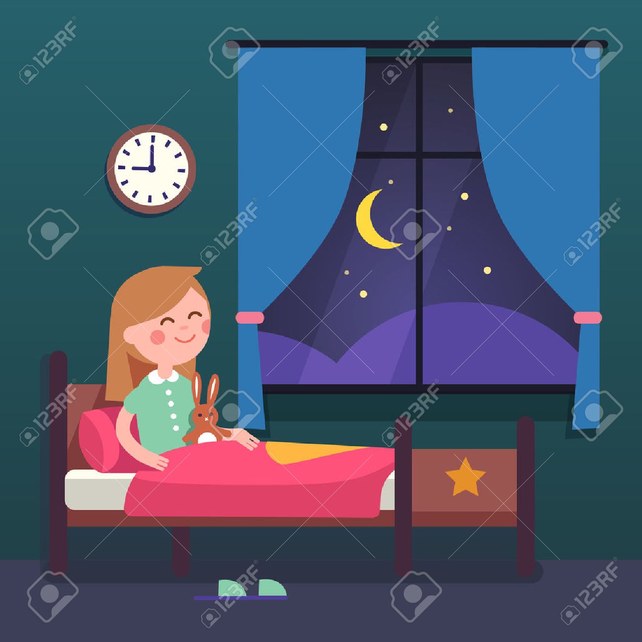 Night time cilpart prissy. Bedtime clipart nighttime