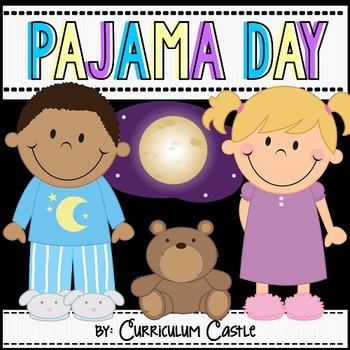 bedtime clipart read in pajamas