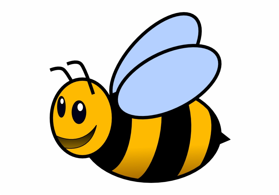 Png with transparent background. Bee clipart animated