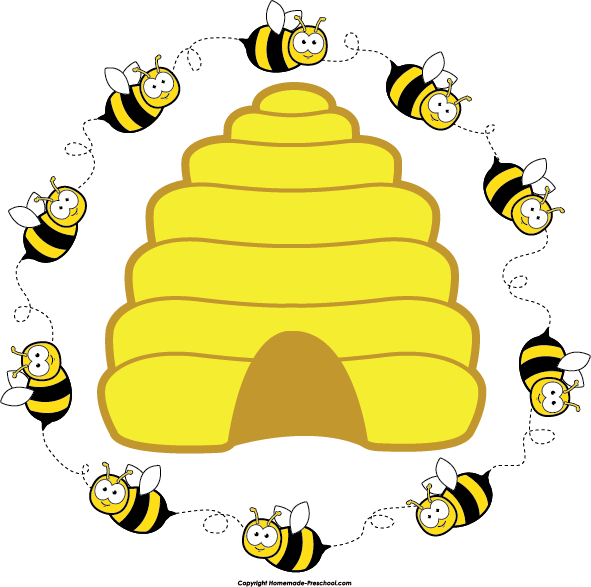 Bee panda free images. Bees clipart beehive