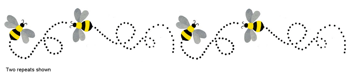 Bees clipart borders. Free bee border cliparts