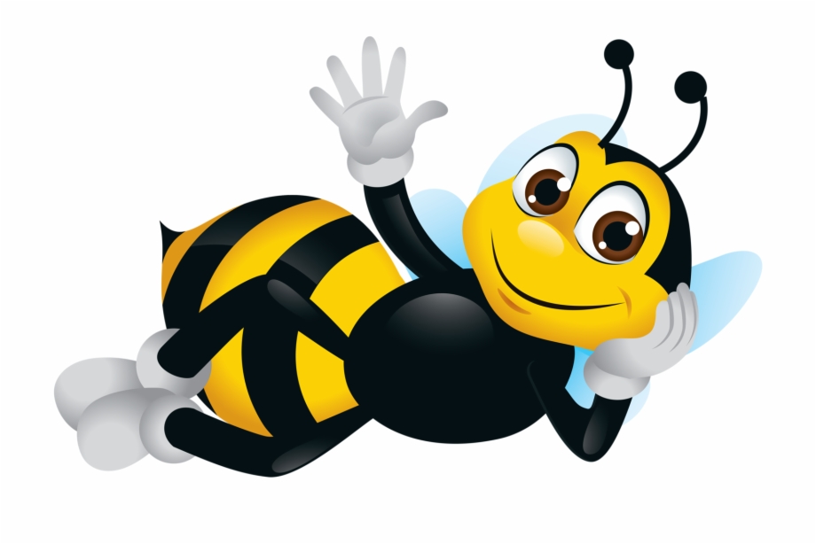 Bees clipart cartoon. Bee theme decoupage 