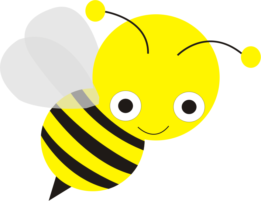 Bee. Bees clipart transparent background