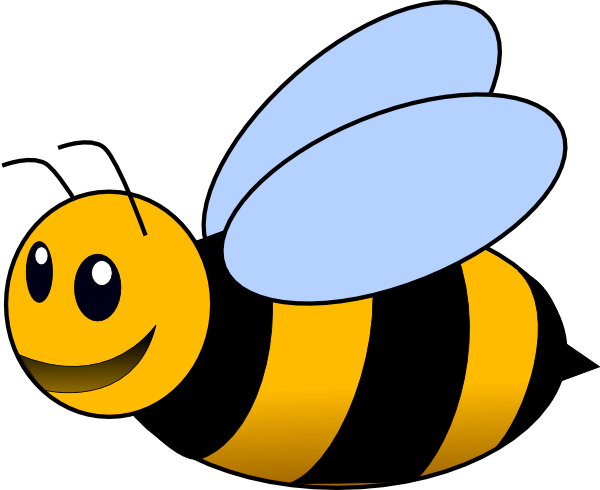 Clear pencil and in. Bees clipart transparent background