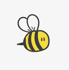 Bee clipart easy. 