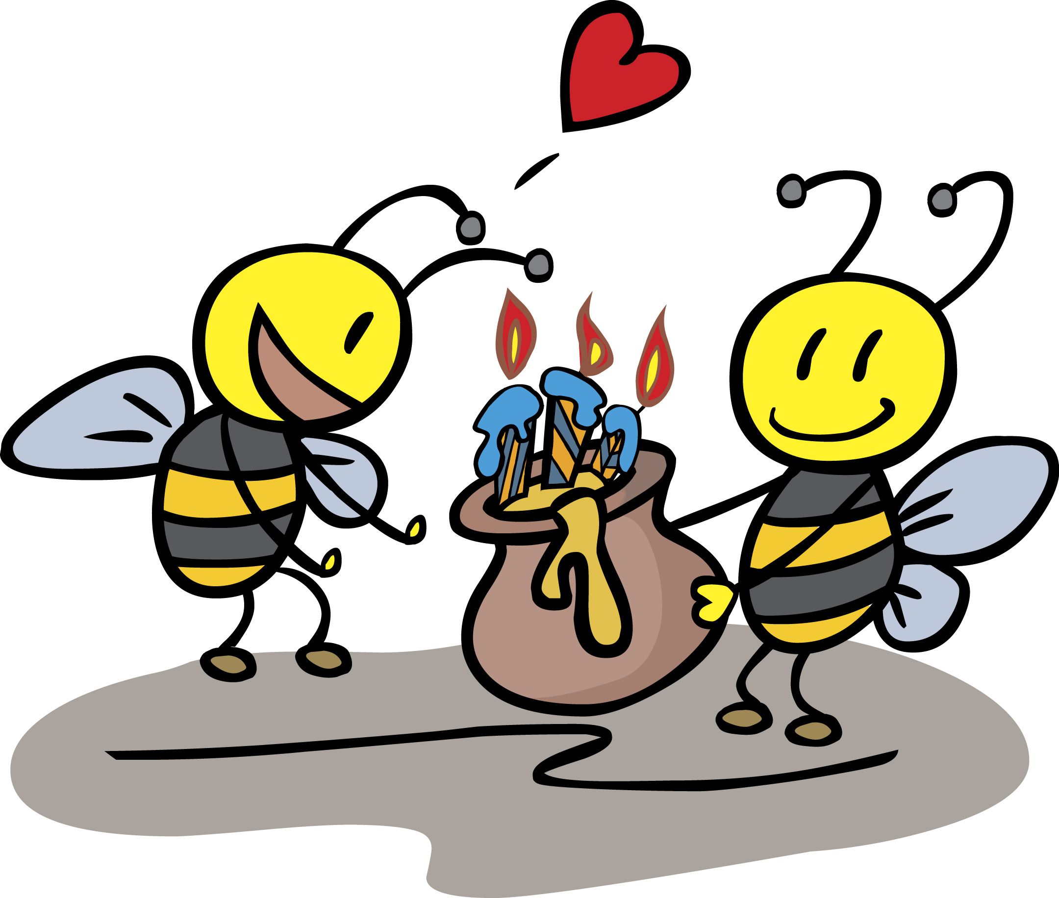 Bees clipart happy birthday. Clip art bee high