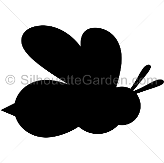 Bees clipart silhouette. Bee clip art download