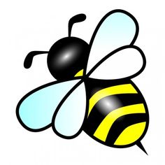 bee clipart simple