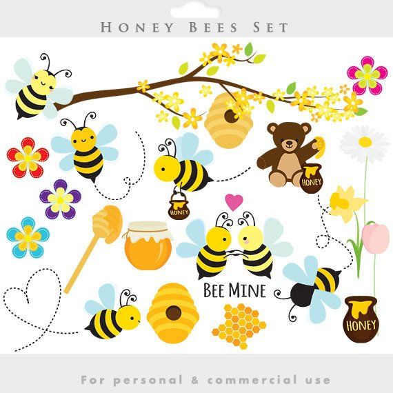 Clipart bee spring. Pin on products 