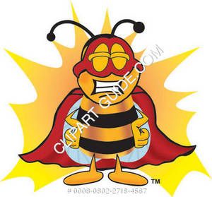 Bees clipart superhero. Cartoon bee theme super