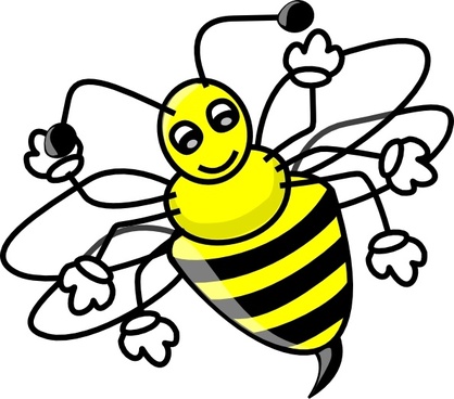 Bee clipart vector. Honey ai clipground clip