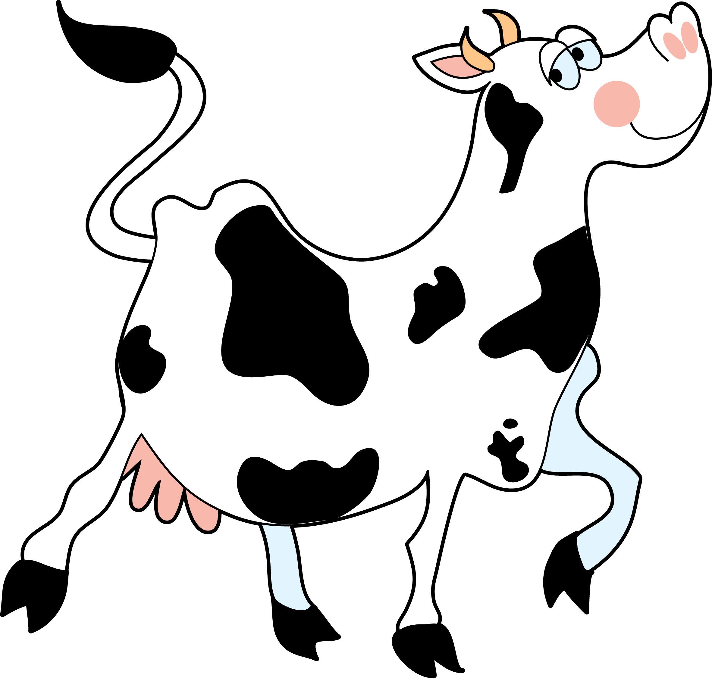 cows clipart comic