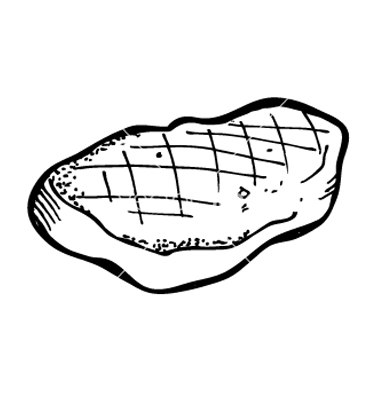 Meat clipart outline. Beef black and white