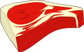 Beef clipart kid. Steak meat clip art