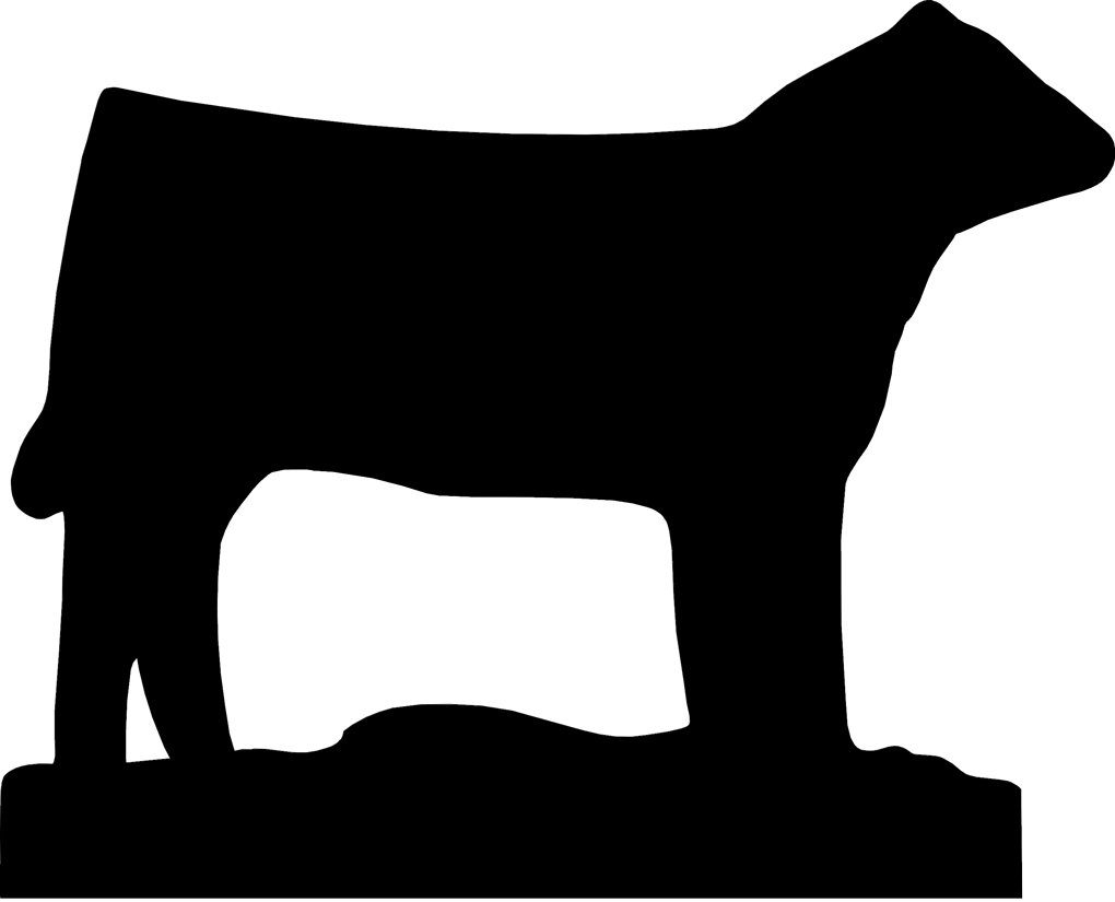 beef clipart silhouette