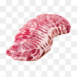 Sliced pork png images. Beef clipart slice meat