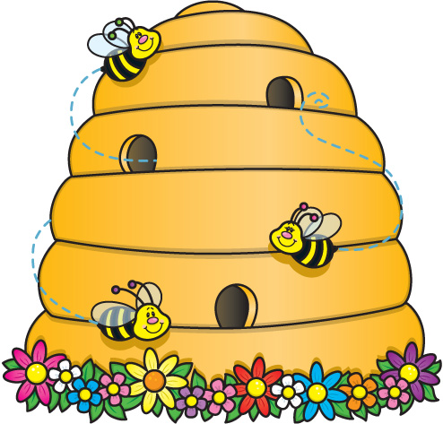 Beehive clipart. Free bee hive pictures