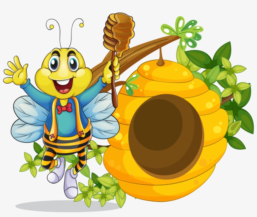 Hive pinterest and cartoon. Beehive clipart bee box