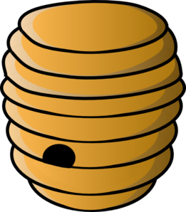 Beehive clipart bee box. Clip art at clker