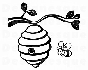 Svg etsy . Beehive clipart bee box