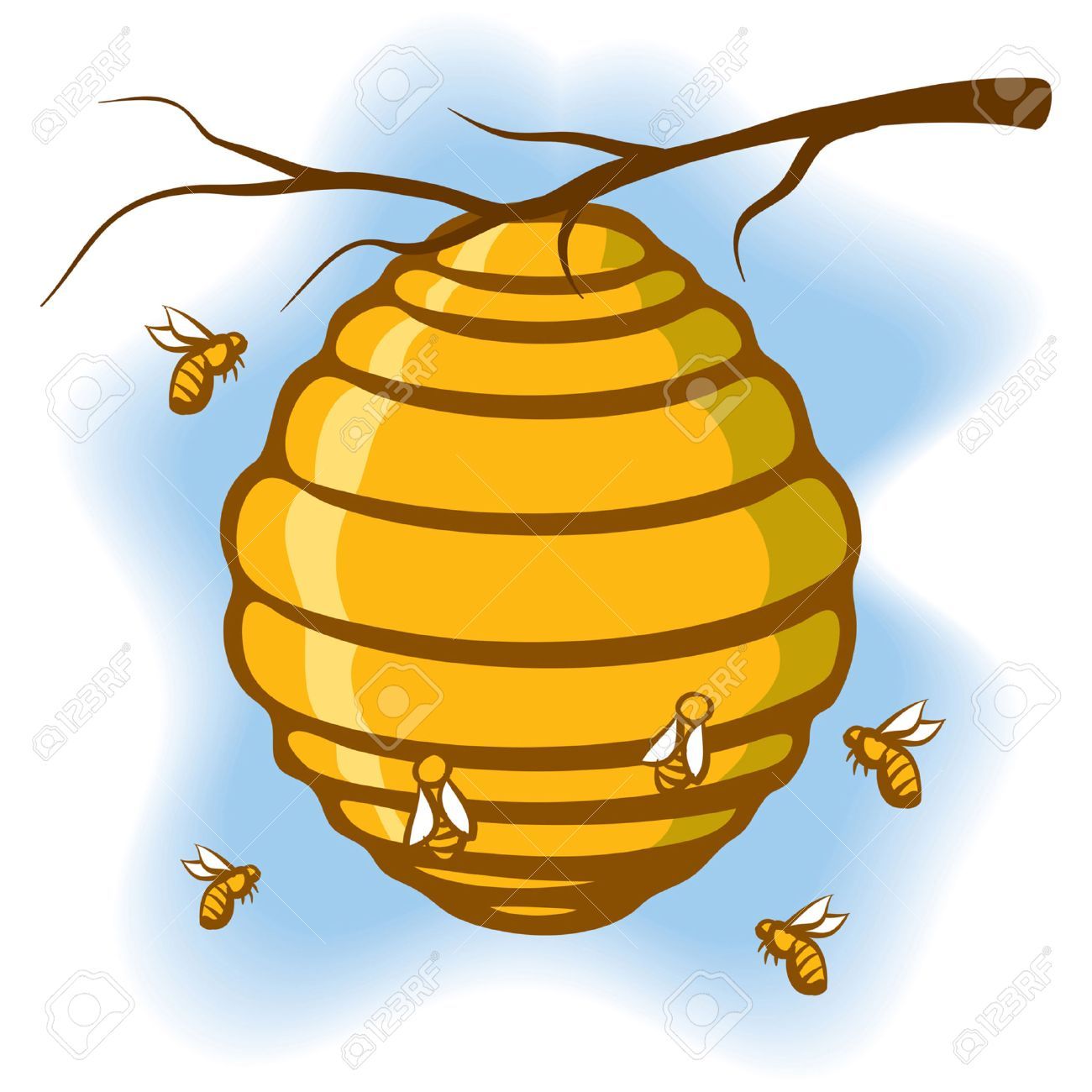 Beehive clipart bee box. Animated hive free download