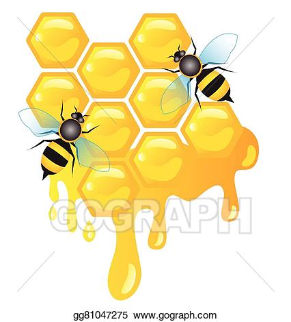 beehive clipart bee cell