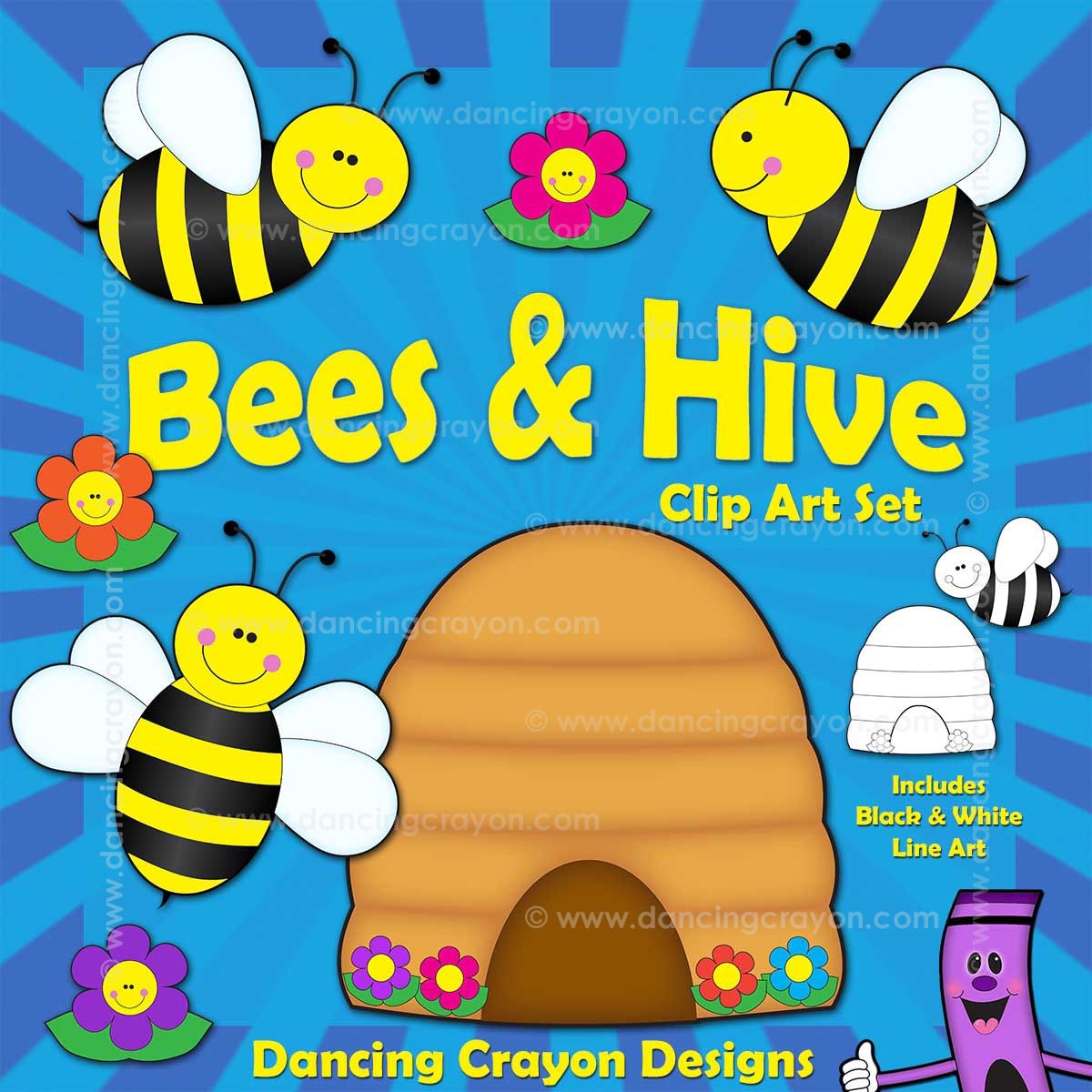 beehive clipart bee colony