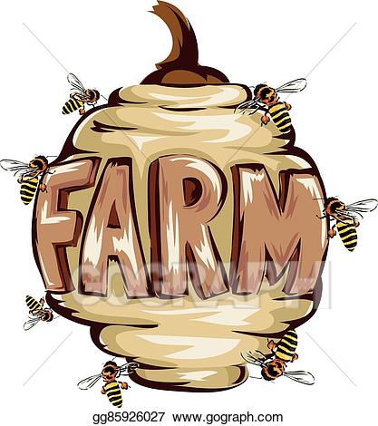 beehive clipart bee farm
