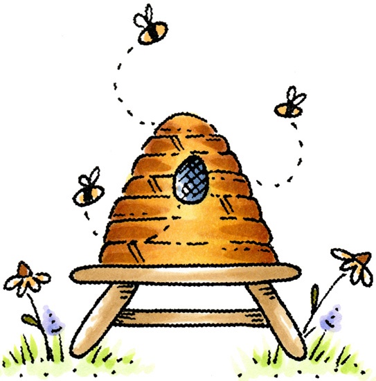 beehive clipart bee house