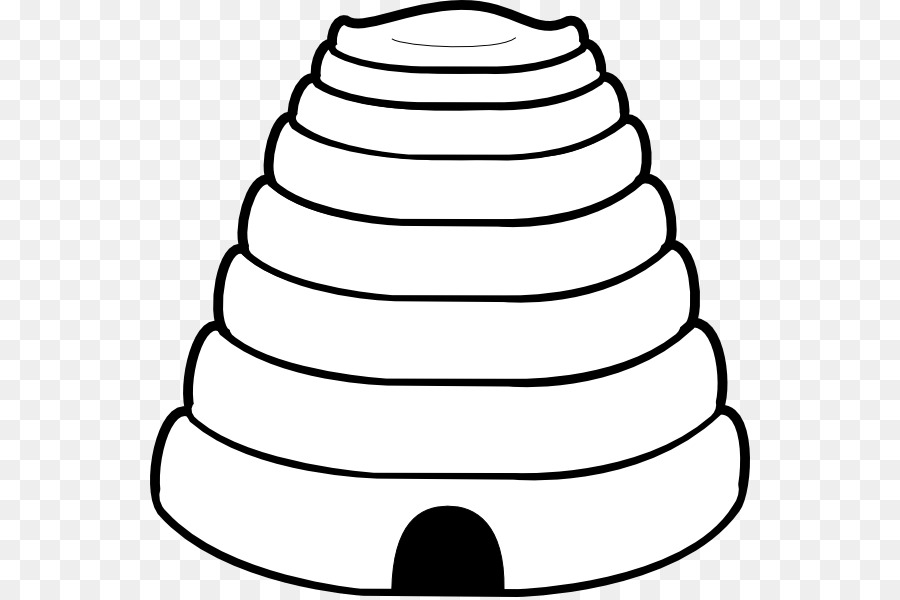 beehive clipart black and white