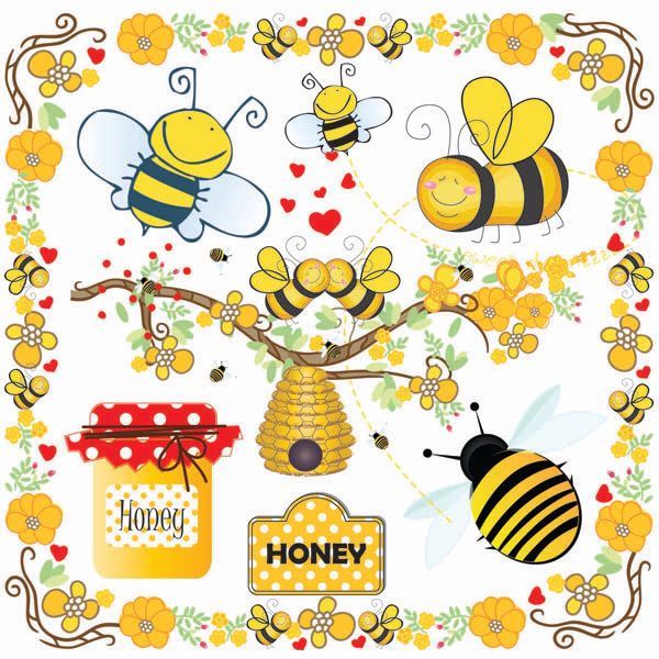 bees clipart worker bee