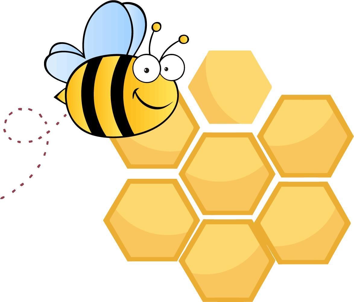 beehive clipart honeycomb