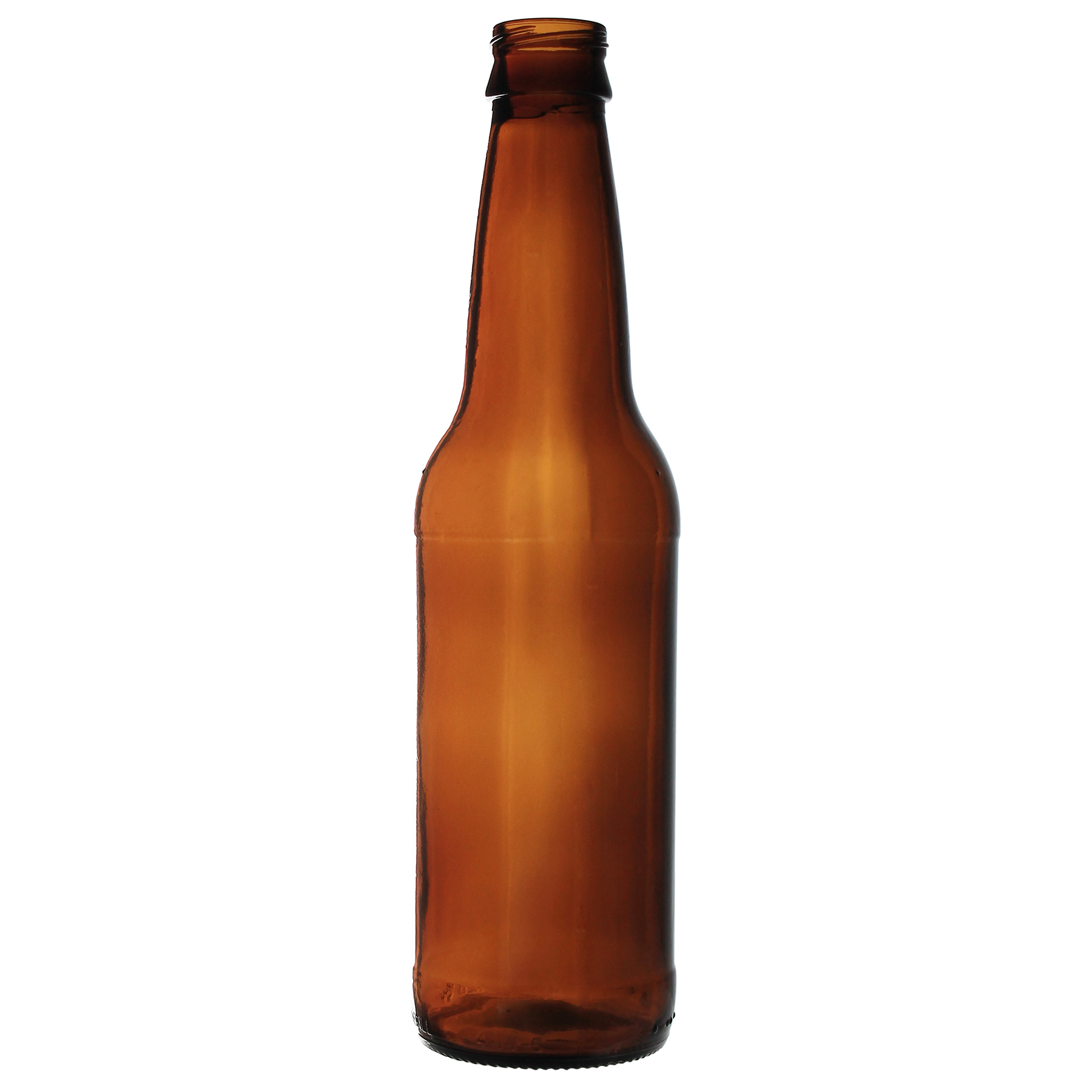 oz amber long. Beer bottle png