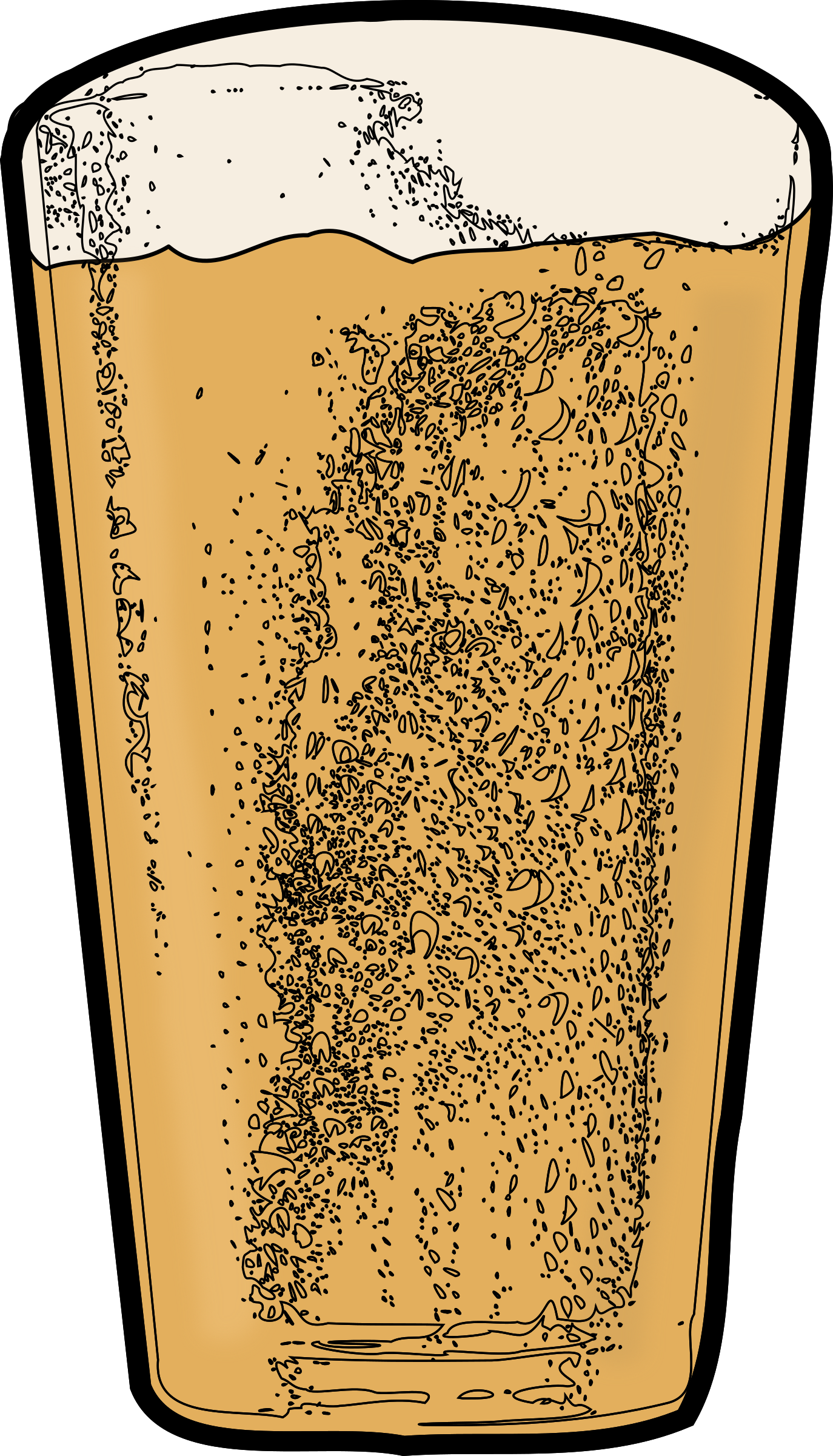 Of colour big image. Beer clipart pint beer