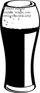 Beer clipart pint beer. A glass of lager