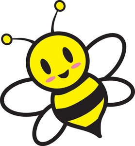 Bees clipart clip art. Cartoon bee 