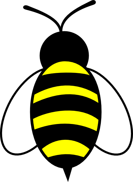 bees clipart simple