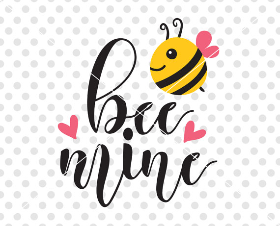 bees clipart valentines day