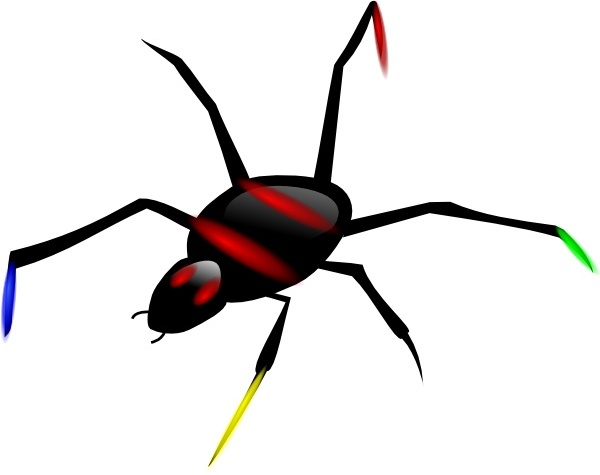 beetle clipart spider