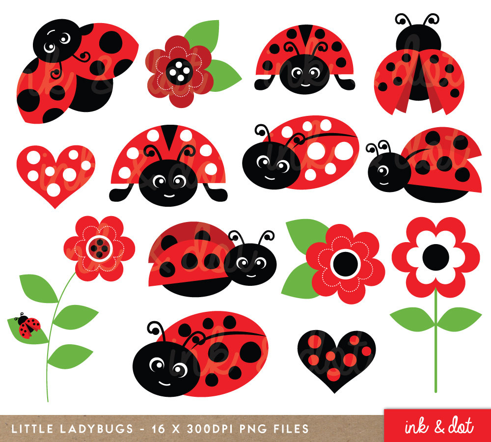 Beetle clipart spring. Ladybugs cute ladybirds red
