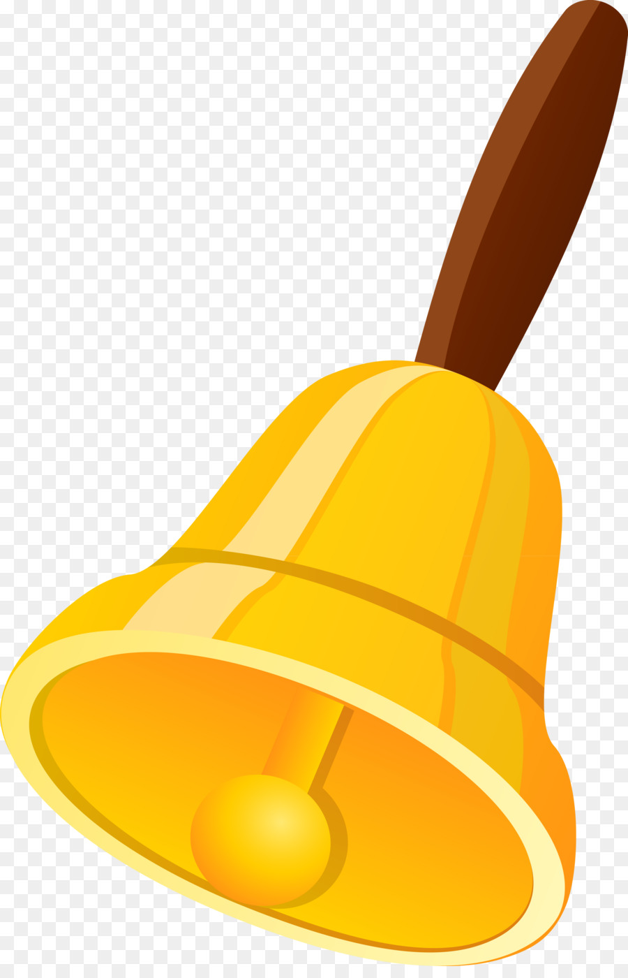 Bell clipart. School yellow product line