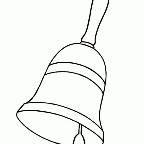 Bell clipart black and white. Free handbell cliparts download