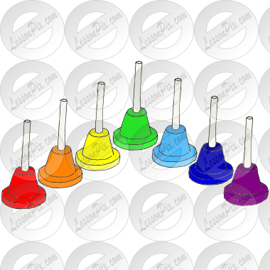 Bell clipart classroom. Hand bells picture for