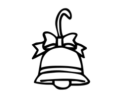 Download coloring picture of. Bell clipart colouring page